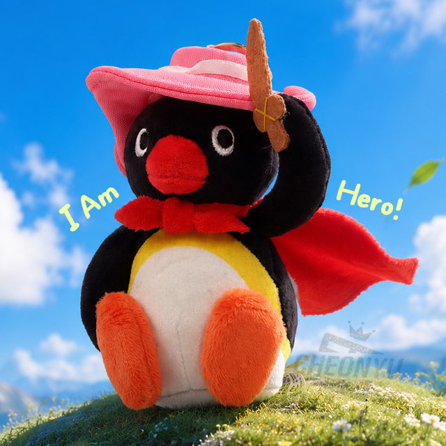 Pingu Super Cape Basic Bag Charm 10cm