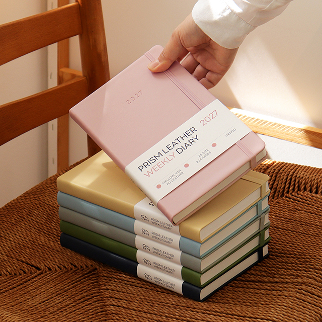 2027 Prism Leather A5 Weekly Diary
