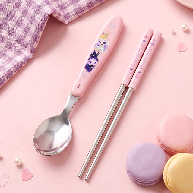 Princess Catch! Teenieping Basic Spoon & Chopsticks Set Legend Ping