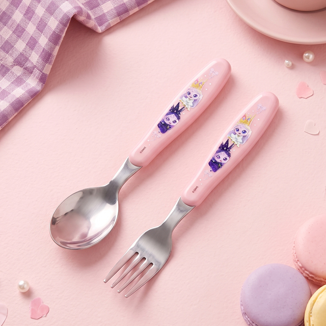 Princess Catch! Teenieping Basic Spoon & Fork Set Legend Ping