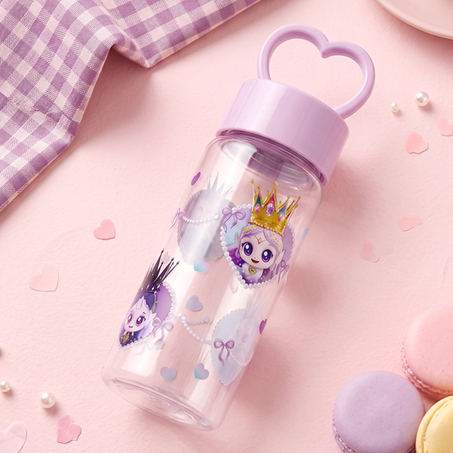 Princess Catch! Teenieping Heart Handle Tritan Bottle - Legend Ping
