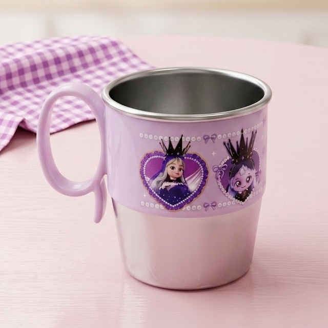 Princess Catch! Teenieping Handle Stainless Steel Cup - Legend Ping