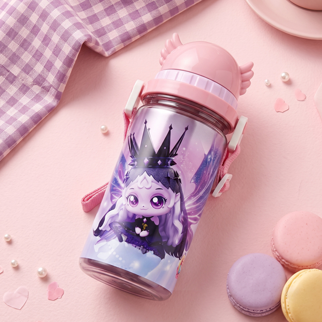 Princess Catch! Teenieping Strap Ecozen Straw Bottle Legend Ping