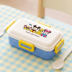 Mickey Friends Dome Shape 1 Tier Snap Lock Lunch Box 530ml
