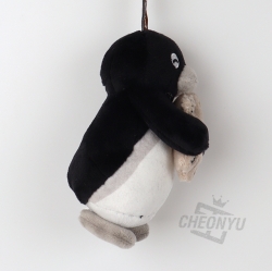 Pingu Black Fish Bag Charm 10cm