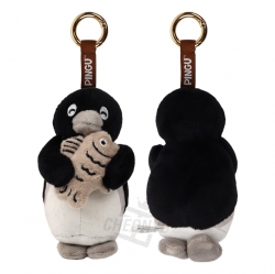Pingu Black Fish Bag Charm 10cm