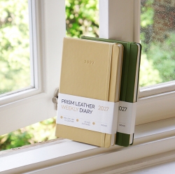 2027 Prism Leather A5 Weekly Diary