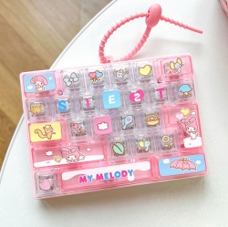 Sanrio 26-Key Keyboard Keychain