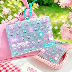 Sanrio 26-Key Keyboard Keychain