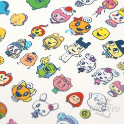 Tamagotchi Paradise 4-Size Sticker