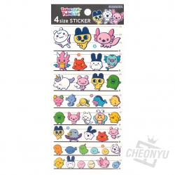 Tamagotchi Paradise 4-Size Sticker
