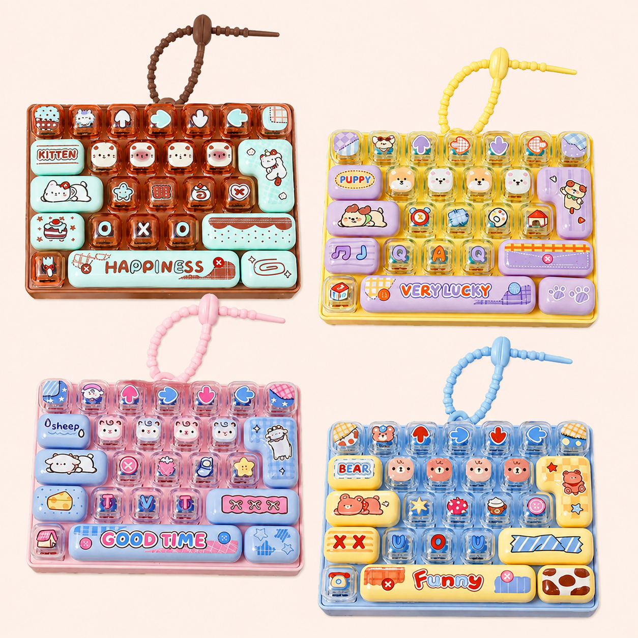 Giant Character 26-Key Keycap Set, Random