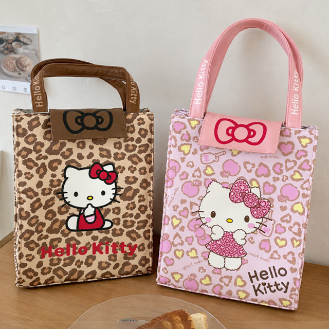 Hello Kitty Leopard Print Insulated Lunch Bag VER.2