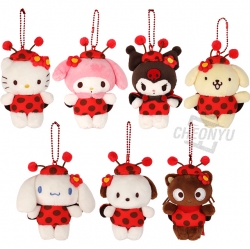 Sanrio Ladybug Bag Charm 8cm