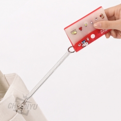 Hello Kitty Snap Double Pouch Keychain_Ikon