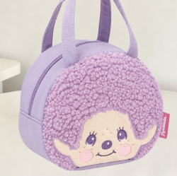 Monchhichi 3D Tote Lunch Bag_Purple