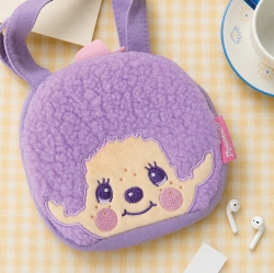Monchhichi 3D Tote Lunch Bag_Purple