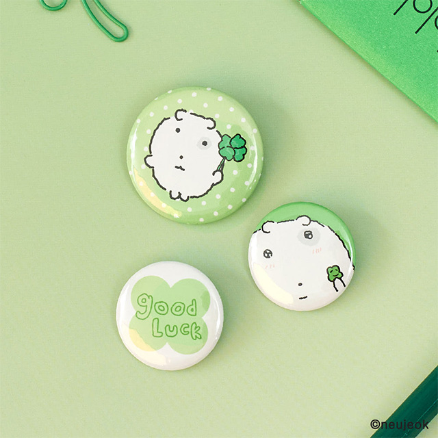 Nunmeongi Can Badge Set luckymeongi