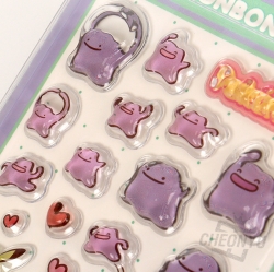 Pokemon Ditto Deco Bonbon Sticker, Random