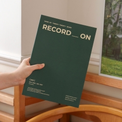 2027 RECORD ON DIARY Monthly A4