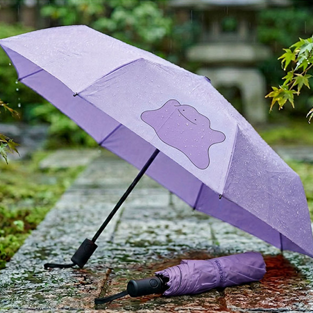 Pokemon 3-Section Fully Automatic Umbrella Ditto