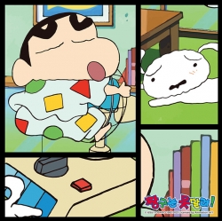 Crayon Shin-chan Jigsaw Puzzle 150 Pieces - Tropical Night