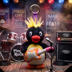 Pingu Rockstar Bag Charm 10cm
