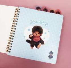 Monchhichi 4-Tab Index Notebook