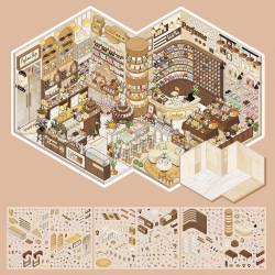 Miniature House Decorating Sticker Set – Perfume Shop