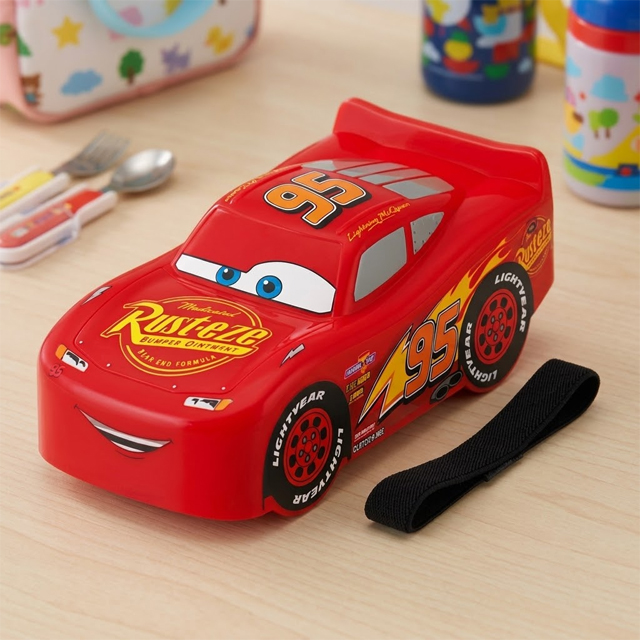 Lightning McQueen Bus-Shaped 3D Single-Tier Lunch Box
