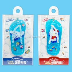 Sanrio Hot Summer Couple Sandal Keyring, Random