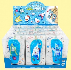 Sanrio Hot Summer Couple Sandal Keyring, Random