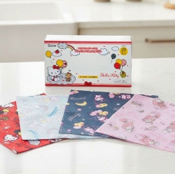 Sanrio Characters Pull-Out Microfiber Cleaning Towel