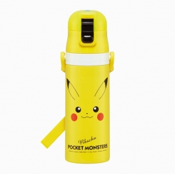 Pikachu One-Touch Stainless Steel Bottle 470ml