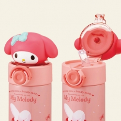 My Melody Mascot Stainless Steel Straw Bottle 420ml