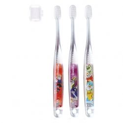 Pokemon 23 Kids Toothbrush Set 3-Piece with Caps STEP 2