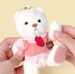 Dandy Bear Jointed Doll Keyring, Random