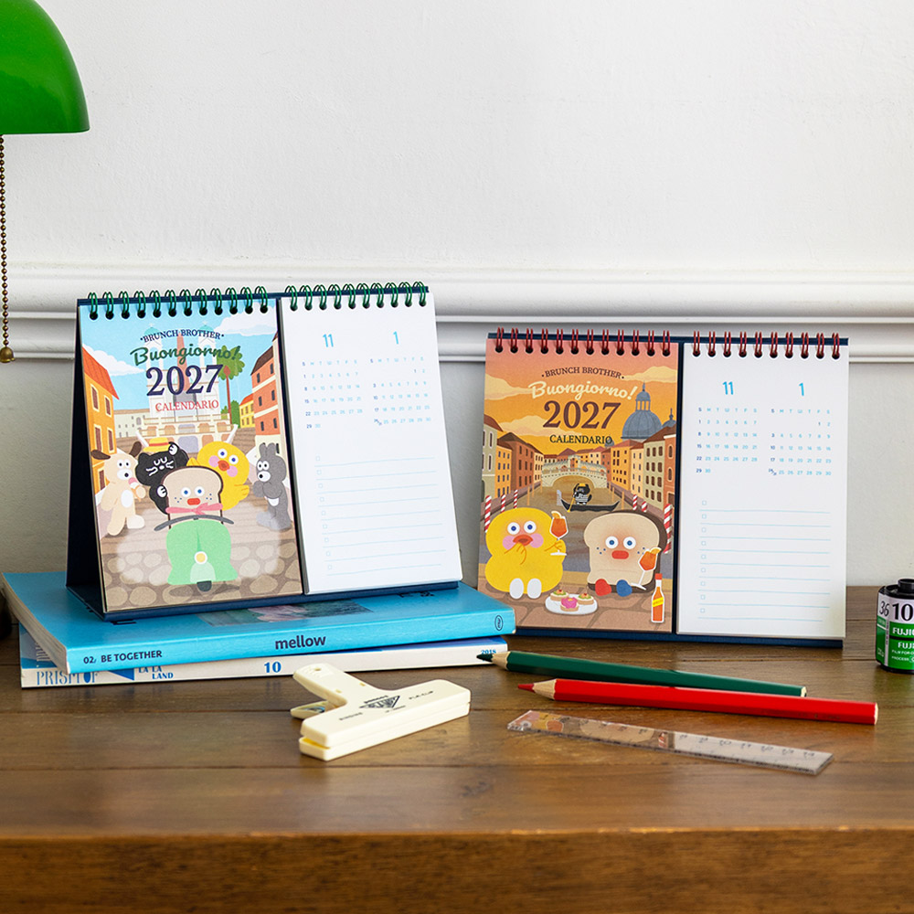 Brunch Brother 2027 Desk Calendar