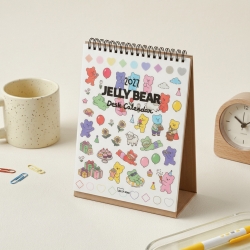 2027 Jelly Bear Desk Calendar