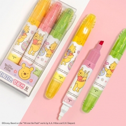 Weenie the Pooh Erasable Highlighter 3Color