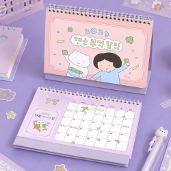 2027 Lucky Charm illustrated Mini Desk Calendar