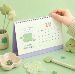 2027 Lucky Charm illustrated Mini Desk Calendar