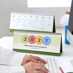 2027 PRISM Horizontal Desk Scheduler