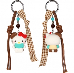 Hello Kitty Reading Book Keyring