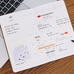 2027 WRITER'S Leather B6 Weekly Diary