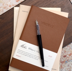 2027 WRITER'S Leather B6 Weekly Diary