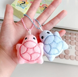 Random Lucky Turtle Plush Keychain, 15pcs