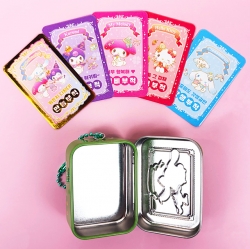 Sanrio Fortune Card Tin Case Keyring