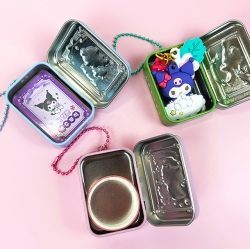 Sanrio Fortune Card Tin Case Keyring