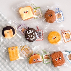 Squishy Chewy Random Snack Squishy Keyring (8pcs)